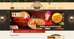Desktop Screenshot of pizzeria-zielona-dolina.pl
